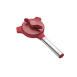 Kuhn Rikon Deluxe Gripper Opener for Jars and Bottles with Stainless Steel Handle, Red