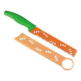 Kuhn Rikon Melon Knife For Cantaloupe, Watermelon, and Fruit, 8-Inch, Orange
