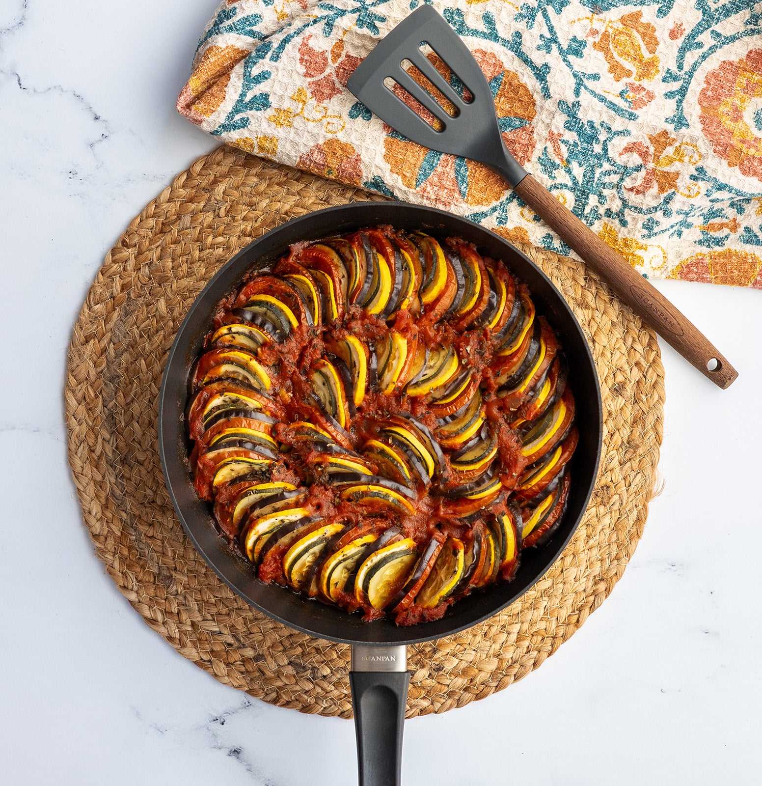 Scanpan Classic 4 Quart Deep Saute Pan With Lid, 10.25-Inch