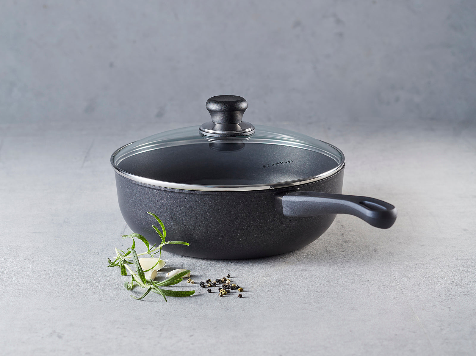 Scanpan Classic 4 Quart Deep Saute Pan With Lid, 10.25-Inch