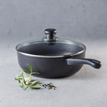 Scanpan Classic 4 Quart Deep Saute Pan With Lid, 10.25-Inch