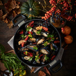 Scanpan Classic 4.5 Quart Low Sauce Pot With Lid, 10.25 Inch