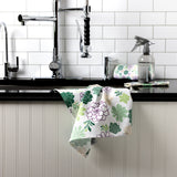 MU Kitchen Durable Microfiber Sponge with Scrubber, Set of 2, Succulents