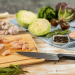 Kuhn Rikon ICED Chef's Knife 8-Inch, Ice Hardened German Stainless Blade