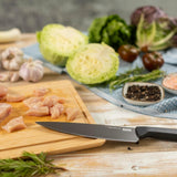 Kuhn Rikon ICED Chef's Knife 8-Inch, Ice Hardened German Stainless Blade