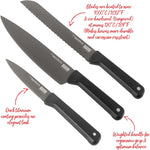 Kuhn Rikon ICED Santoku Knife 6.3-Inch, Ice Hardened German Stainless Blade