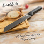 Kuhn Rikon ICED Bread Knife 7.87-Inch, Ice Hardened German Stainless Blade