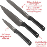 Kuhn Rikon ICED Bread Knife 7.87-Inch, Ice Hardened German Stainless Blade