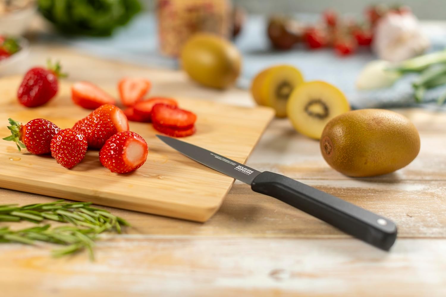 Kuhn Rikon ICED Paring Knife 3.5-Inch, Ice Hardened German Stainless Blade