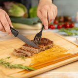 Kuhn Rikon ICED Steak Knife 4.13-Inch, Set of 4, Ice Hardened German Stainless Blade