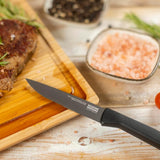 Kuhn Rikon ICED Steak Knife 4.13-Inch, Set of 4, Ice Hardened German Stainless Blade