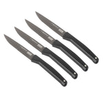 Kuhn Rikon ICED Steak Knife 4.13-Inch, Set of 4, Ice Hardened German Stainless Blade