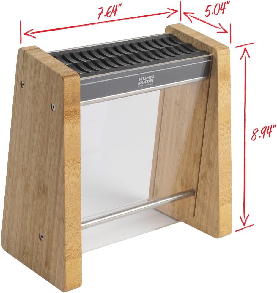 Kuhn Rikon ICED Bamboo Knife Block