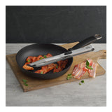 Kuhn Rikon SoftEdge Stainless Steel Locking Tweezer Tongs, 12-Inch, Red