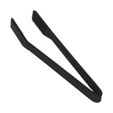 Kuhn Rikon 10-Inch Large Silicone Chefs Tongs, Black