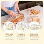 Bee's Wrap Reusable Beeswax Food Wraps, Assorted 3-Pack, Bakery Lane