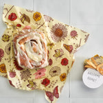 Bee's Wrap Reusable Beeswax Food Wraps, Assorted 3-Pack, Meadow Magic