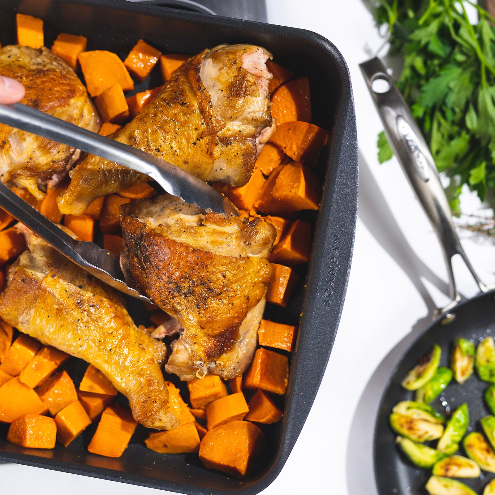 Scanpan Classic 13.5" x 8.75" Roasting Pan, 3.25 Qt.