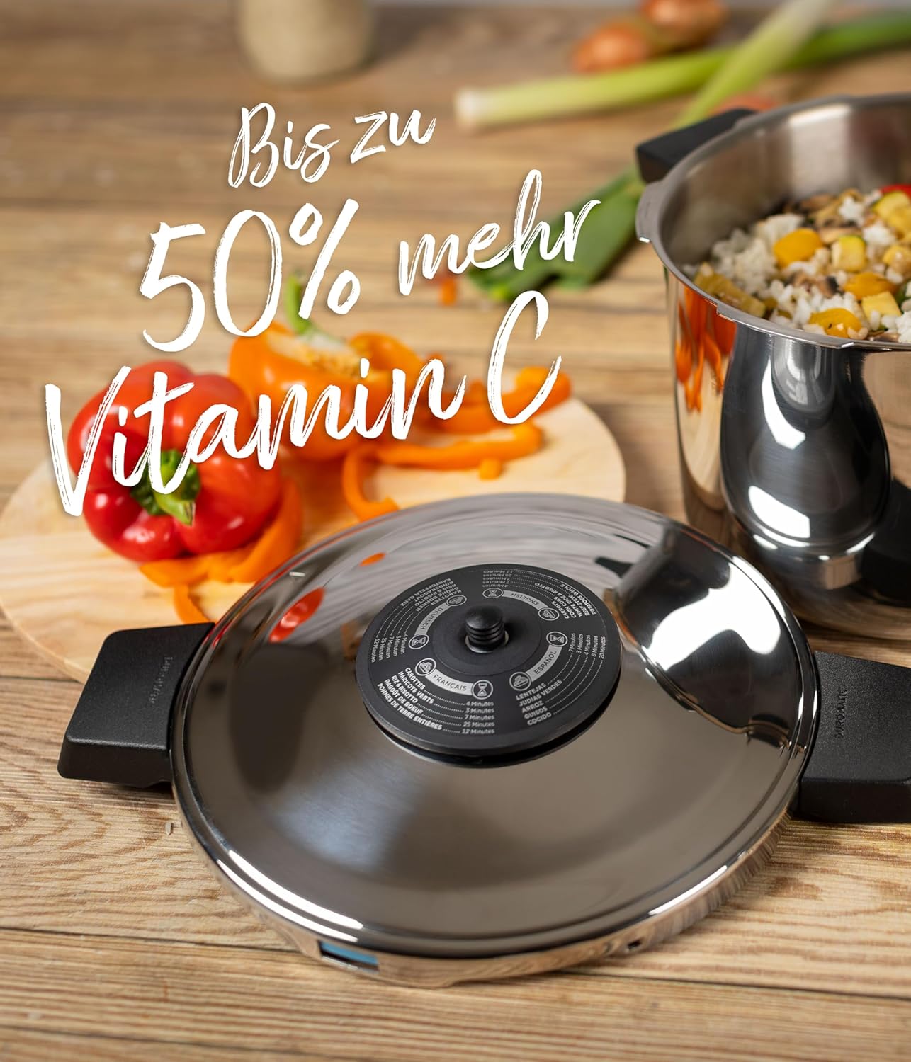 Kuhn Rikon Duromatic Classic Neo Long handle Stovetop Pressure Cooker, 5.3-Quart