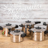 Kuhn Rikon Duromatic Classic Neo Long handle Stovetop Pressure Cooker, 7.4-Quart