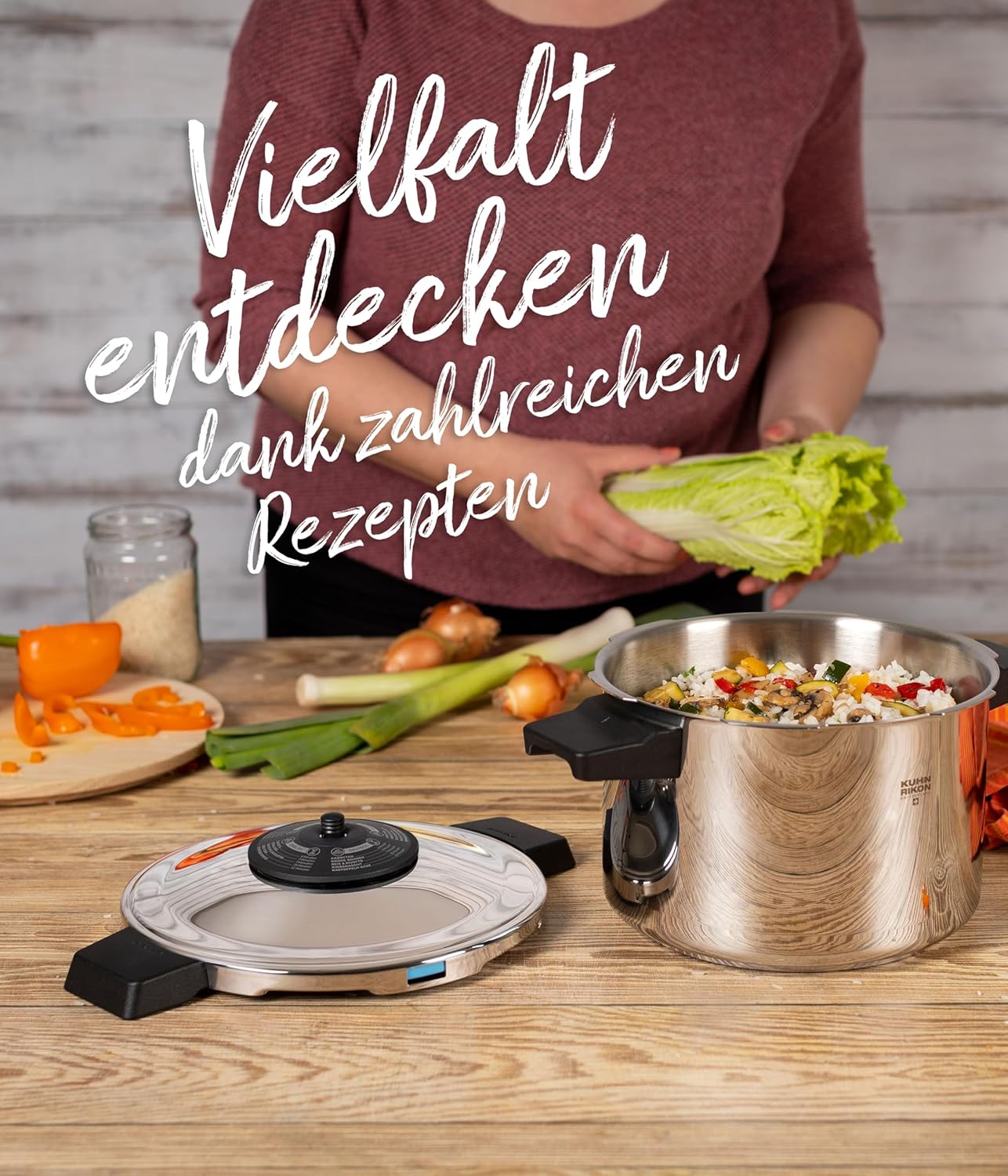 Kuhn Rikon Duromatic Classic Neo Long handle Stovetop Pressure Cooker, 7.4-Quart