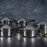 Kuhn Rikon Duromatic INOX Dual handle Stovetop Pressure Cooker, 5.3-Quart