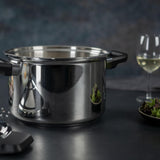 Kuhn Rikon Duromatic INOX Dual handle Stovetop Pressure Cooker, 5.3-Quart