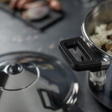 Kuhn Rikon Duromatic INOX Dual handle Stovetop Pressure Cooker, 5.3-Quart