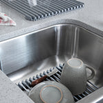 Better Houseware Multipurpose Roll Up Rack, Silicone coated Stainless Steel, Small