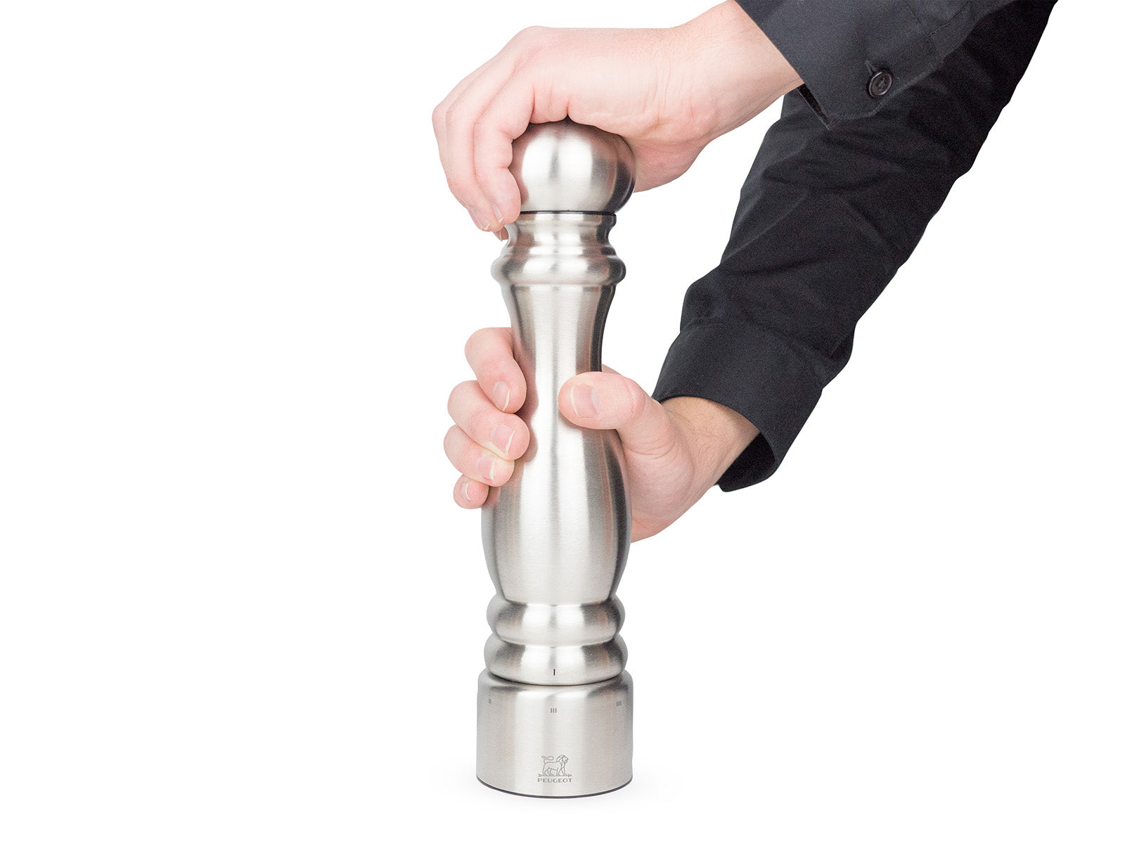 Peugeot Paris Chef u'Select 12-Inch Salt Mill, Stainless Steel