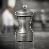 Peugeot Bistro Zirlon Salt Mill, 4-Inch, Stainless Steel