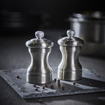 Peugeot Bistro Salt Mill, 4-Inch, Stainless Steel