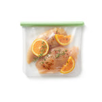 Lekue Reusable Silicone Flat Bags, Airtight for Storage, 34 oz, Medium