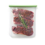 Lekue Reusable Silicone Flat Bags, Airtight for Storage, 51 oz, Large