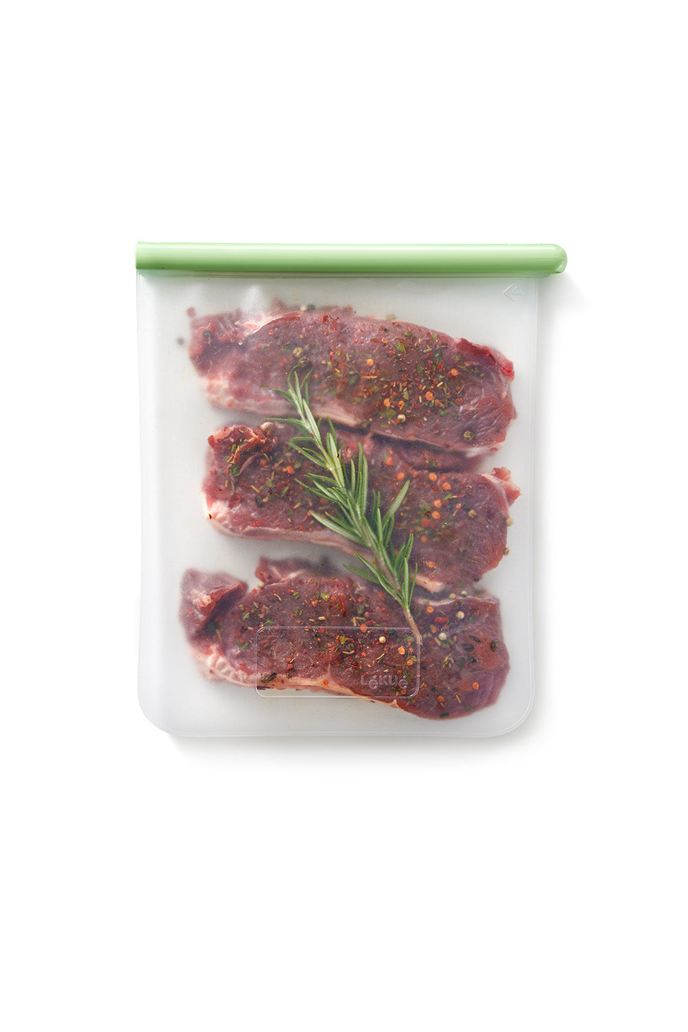 Lekue Reusable Silicone Flat Bags, Airtight for Storage, 51 oz, Large