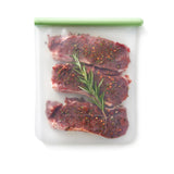Lekue Reusable Silicone Flat Bags, Airtight for Storage, 51 oz, Large