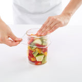 Lekue Reusable Flexible Strech Top Lid, Platinum Silicone, 10.2"