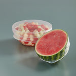 Lekue Reusable Flexible Strech Top Lid, Platinum Silicone, 8"