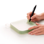 Lekue Reusable Sandwich & Baguette Case, Platinum Silicone, Air Tight, Sandwich