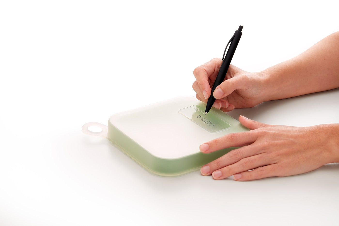 Lekue Reusable Sandwich & Baguette Case, Platinum Silicone, Air Tight, Sandwich