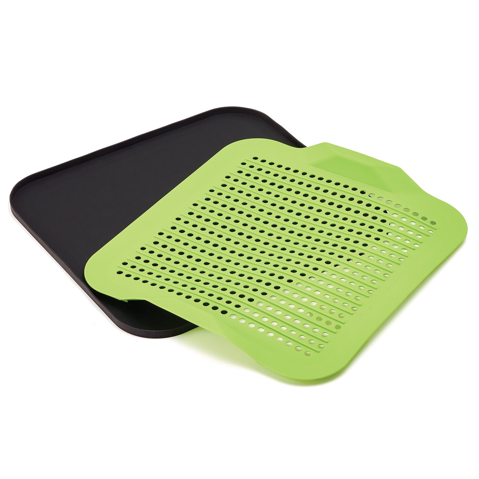 Better Houseware 2-Piece Silicone Drying Mat, Green