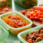 Lekue Reusable Silicone Food Storage Box, 16.9-ounce