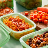 Lekue Reusable Silicone Food Storage Box, 16.9-ounce