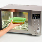 Lekue Reusable Silicone Food Storage Box, 16.9-ounce