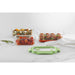 Lekue 100% Airtight Rectangular Glass Food Storage Container, 34 oz