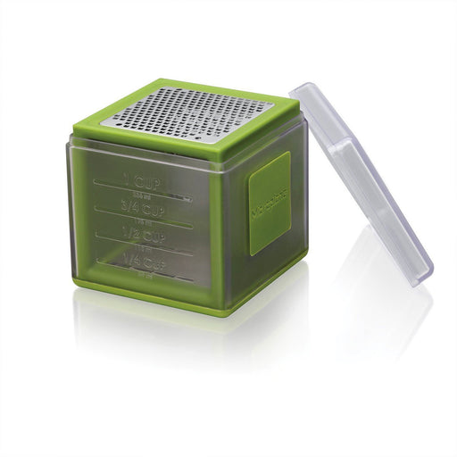 Microplane 3-in-1 Cube Grater with Fine, Ribbon, and Coarase Blades