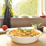 Emile Henry Made in France HR Ceramic 9-inch Pie Dish, Burgundy