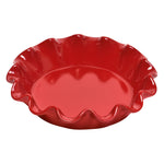Emile Henry HR Ceramic 10-inch Ruffled Pie Dish