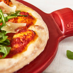 Emile Henry Made in France 14.5-Inch Flame Top Pizza Stone, Burgundy Red