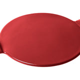 Emile Henry Made in France 14.5-Inch Flame Top Pizza Stone, Burgundy Red